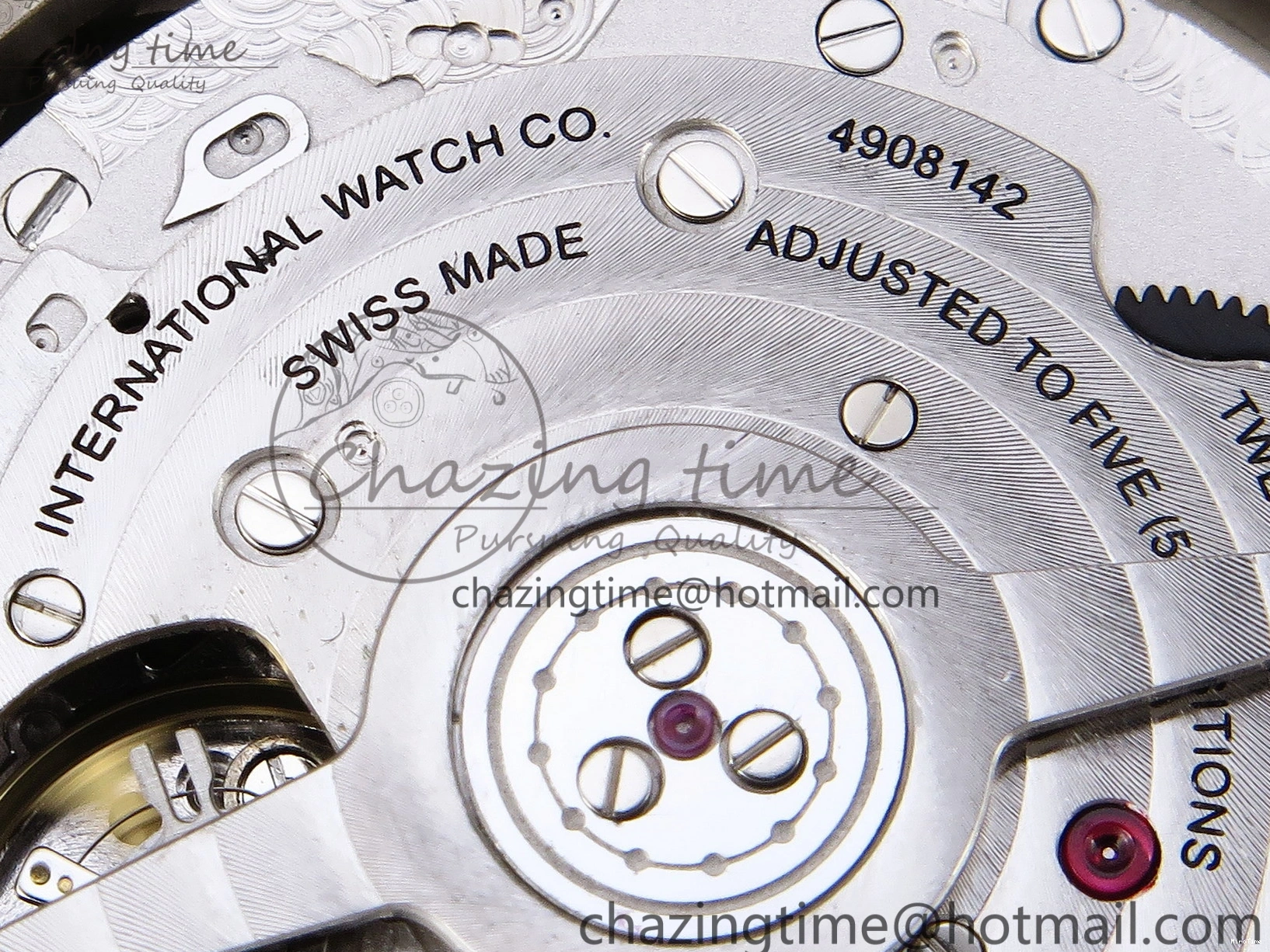 MIROTIME 0206 Original Pilot’s Watch Laureus Blue Ceramic IW328101 ZF 1:1 Best Edition on Blue Nylon Strap A 7027